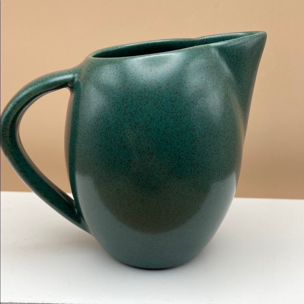 Höganäs Keramik - Milk Jug or Creamer - Höganäs Collection Sweden Dark Green